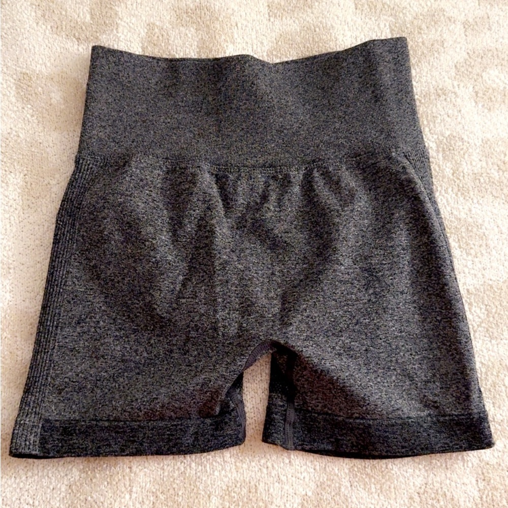 SHEIN Dark Gray Booty Scrunch Bike Shorts